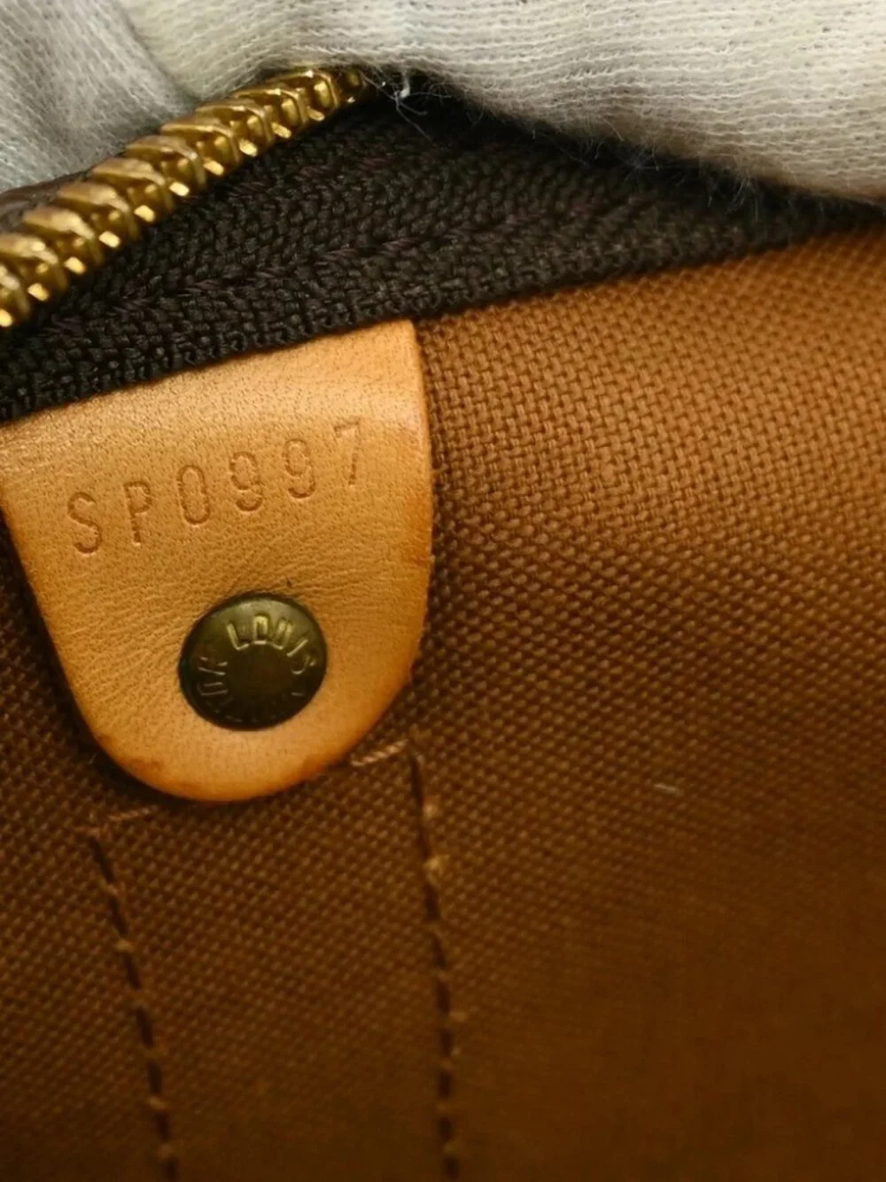 LOUIS VUITTON KEEPALL 50 TRAVEL HANDBAG MONOGRAM